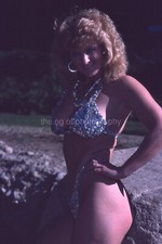 Found SLIDE Photo BIKINI GIRL Linda Morena MULHER 35mm Transparência 54 T 20 N comprar usado  Enviando para Brazil