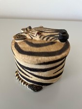 Zebra head trinket for sale  SCARBOROUGH