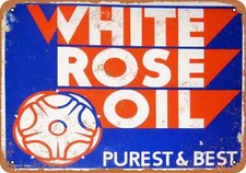 Metal sign white for sale  Minneapolis