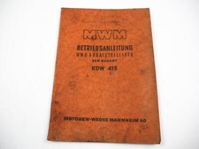 Mwm kdw 415 gebraucht kaufen  Merseburg