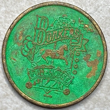 Bonkers Fun House Pizza Peabody MA Massachusetts Control Arcade Token T5917 comprar usado  Enviando para Brazil