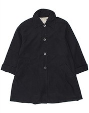 Trench coat feminino MARELLA REINO UNIDO 8 pequeno azul marinho acetato CS12, usado comprar usado  Enviando para Brazil