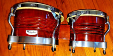 Usado, LP Latin Percussion Matador Vintage Bongo Conjunto de Bateria Marrom Âmbar/Cromo CE comprar usado  Enviando para Brazil