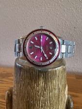 Relógio feminino Zodiac Sea Wolf 37 mm mostrador rosa tom prata data redonda para peças comprar usado  Enviando para Brazil