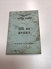 MOTO GUZZI 125 cc SPORT OEM RIDERS MANUAL comprar usado  Enviando para Brazil