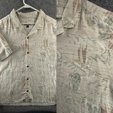Camisa de acampamento Patagonia Pataloha edição limitada XL mistura de cânhamo ondas náuticas oceânicas comprar usado  Enviando para Brazil