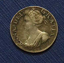 Queen anne threepence for sale  PEEBLES