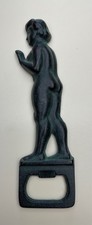 RARO VINTAGE Nambu Tekki Japão MetalCraft Towada Nude Feminino Donzela Abridor de Garrafa EX, usado comprar usado  Enviando para Brazil