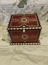 Antique inlaid wooden for sale  VENTNOR