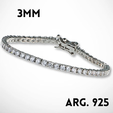 Bracciale tennis argento usato  Marcianise