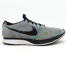 Tênis de corrida Nike Flyknit Racer 2.0 tamanho 10 multicolorido 526628-304 *LEIA comprar usado  Enviando para Brazil