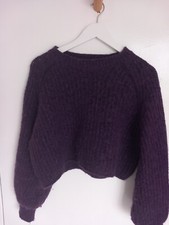 Zara crop jumper for sale  BIDEFORD