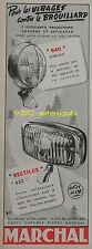 Publicite 1960 marchal d'occasion  Cires-lès-Mello