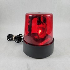 Lâmpada de festa giratória vermelha piscando luz de farol policial testada e funciona comprar usado  Enviando para Brazil