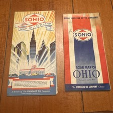 Vintage sohio maps for sale  San Jose