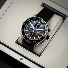 Usado, IWC Aquatimer chronograph Cousteau watch automatic full set grey dial IW376706 comprar usado  Enviando para Brazil