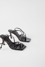 Zara black strappy for sale  PULBOROUGH