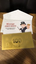 Monopoly gram 24k for sale  SIDMOUTH