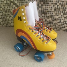 Patins Moxi Rainbow Rider amarelo tamanho 8 usados uma vez em excelente estado comprar usado  Enviando para Brazil