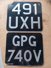 Pressed aluminium number for sale  IPSWICH