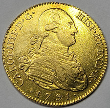 1791 spanish gold for sale  Mcdonough