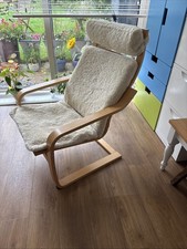 Ikea poang sheepskin for sale  CRAWLEY