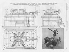 1909 3x impressões antigas de engenharia - Máquinas de solda elétricas comprar usado  Enviando para Brazil