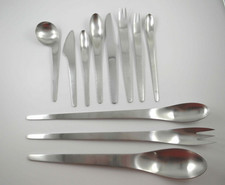 Talheres de cetim de aço inoxidável A. Michelsen ARNE JACOBSEN sua escolha de peças comprar usado  Enviando para Brazil