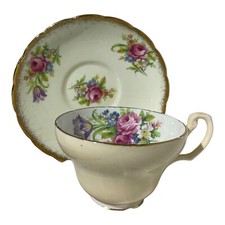 Usado, Xícara de chá e pires vintage EB Foley porcelana fina Foley tulipa bege comprar usado  Enviando para Brazil