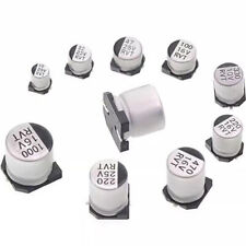 Capacitor eletrolítico de alumínio chip 10V 16V 25V 35V 50V 63V 100V SMD 1uF ~ 1000uF, usado comprar usado  Enviando para Brazil