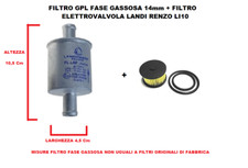 FILTRI GPL LI10 LANDI RENZO Fase Liquida  gas F781 MED TYPE LSE98 LI10 67R010056 comprar usado  Enviando para Brazil