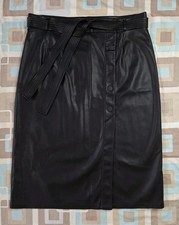 Black faux pvc for sale  CHIPPENHAM