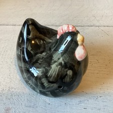 Ceramic black chicken for sale  TEIGNMOUTH