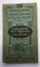 Geographia 1920s map for sale  LLANWRTYD WELLS