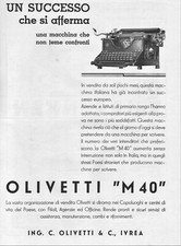 Pubblicita 1931 olivetti usato  Biella