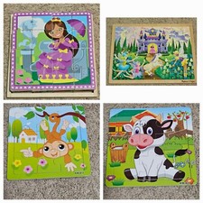 Kids wooden puzzles for sale  Eubank