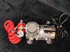 Bomba elétrica portátil silenciosa compressor aerógrafo 1/8 HP 80 PSI alto desempenho comprar usado  Enviando para Brazil