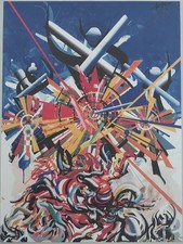 Lithographie raymond moretti d'occasion  Mezzavia