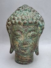 Tete bouddha bronze d'occasion  Saint-Lô