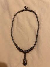 solid silver choker necklace for sale  BAKEWELL
