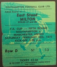 Southampton manchester united for sale  STOURBRIDGE
