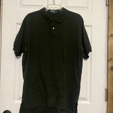 Polo Ralph Lauren - Camisa polo masculina - Tamanho original L verde escuro marrom pônei D comprar usado  Enviando para Brazil