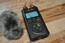 Usado, Gravador digital portátil TASCAM DR-40X com para-brisa PORTA BATERIA FALTANDO comprar usado  Enviando para Brazil