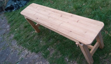 Pine bench long for sale  RICKMANSWORTH