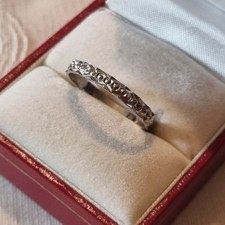 Bague platine poinçon d'occasion  Bourges
