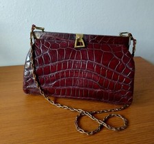 Borsa vintage coccodrillo usato  Italia