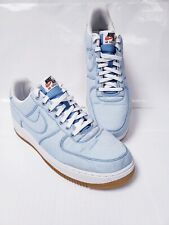 Tênis Nike Air Force 1 jeans azul branco goma masculino 718152-403 tamanho 12 comprar usado  Enviando para Brazil