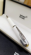 Caneta esferográfica Montblanc Ferrari Edition branca lisa - refil preto caixa pesada comprar usado  Enviando para Brazil