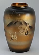 Vaso japonês vintage Art Deco oriental antigo guindaste grande e Monte Fuji comprar usado  Enviando para Brazil