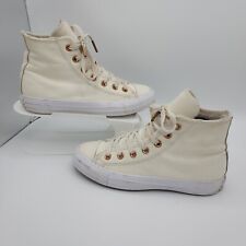 Converse High Top Trampki Damskie Uk 5 Skóra Różowe Złoto Różowe Izolowane, używany na sprzedaż  PL